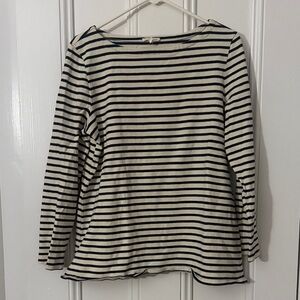 White/Navy Stripe Eileen Fisher Sweater